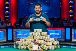 2017 World Series of Poker Main Event champion, Scott Blumstein