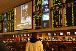 A Las Vegas sports book.
