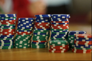Chip stacks will vary based on the type of format you are playing. 