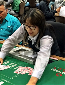 Don't make extra work for your dealer and force them reach for your ante or muck cards.