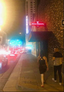 The Downtown Cocktail Room is dark, comfy and a great place to chill and get away.